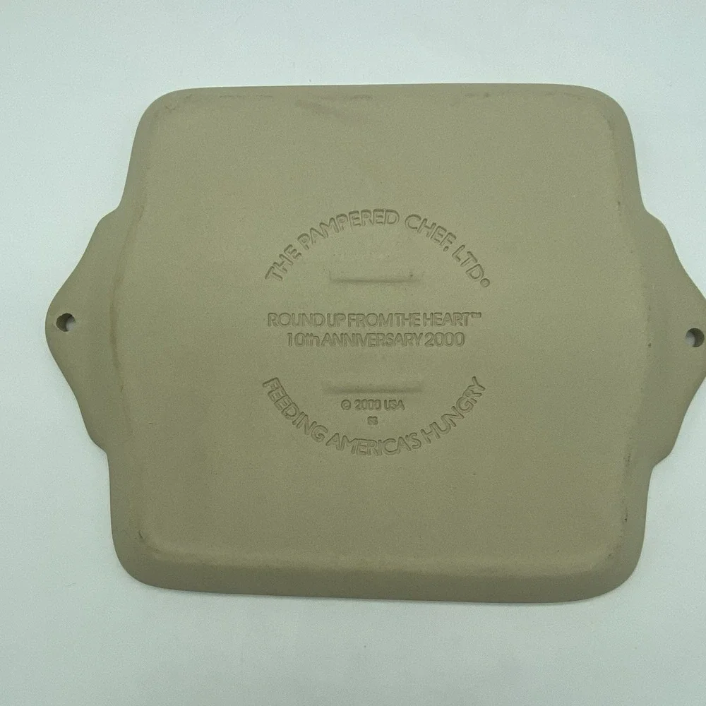 Pampered Chef Square Shortbread Pan 7.75